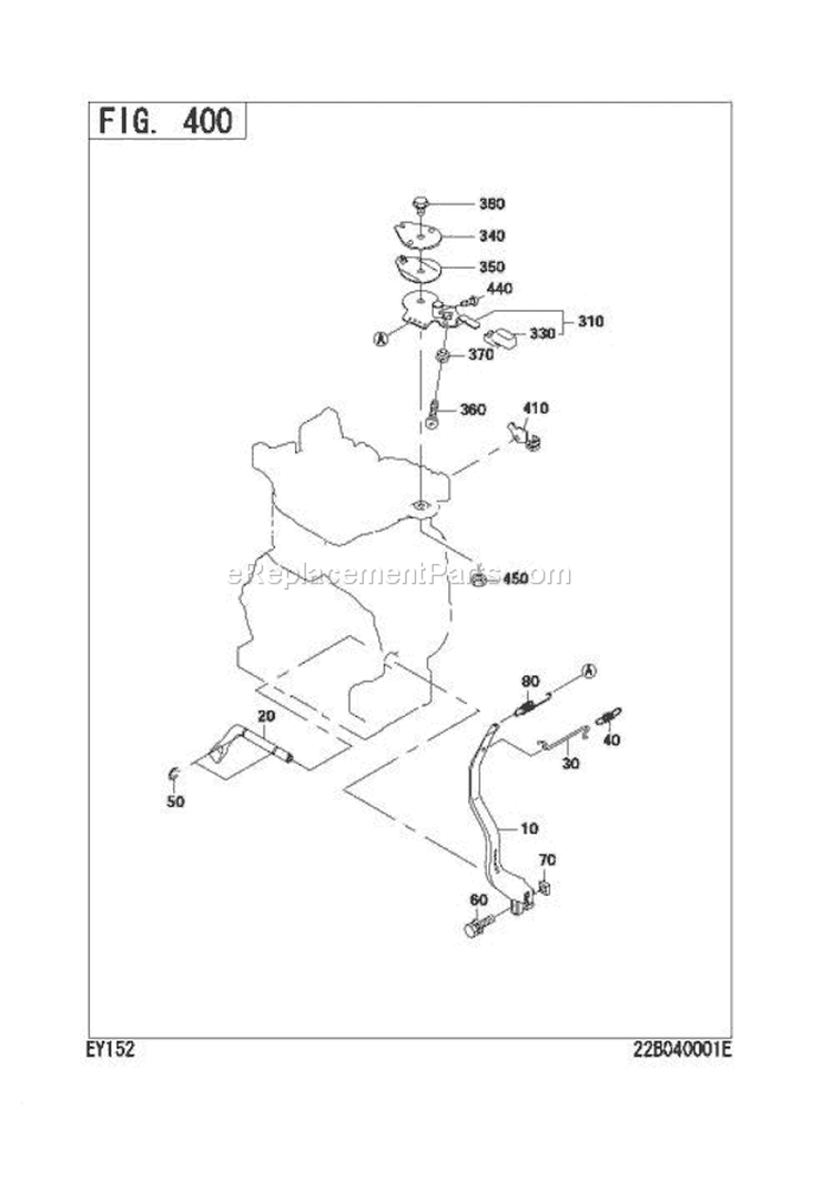Page E Diagram and Parts List for EY152BB5150  Subaru Engine