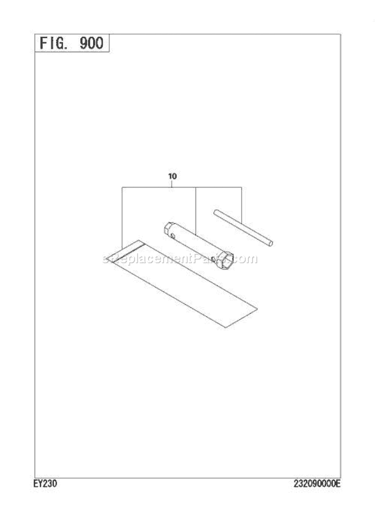 Accessories Label Diagram and Parts List for EY230BS0020  Subaru Engine