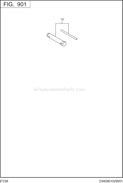 Accessories Diagram and Parts List for EY280DR4020  Subaru Engine