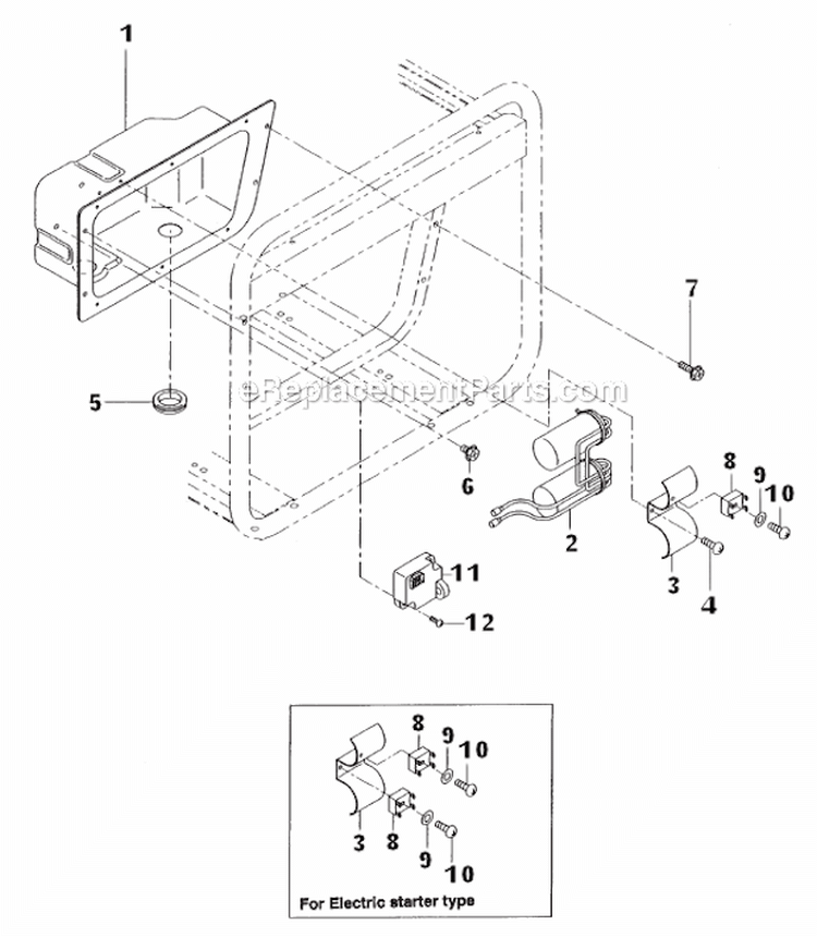 Control_Box Diagram and Parts List for RGV4100  Subaru Generator