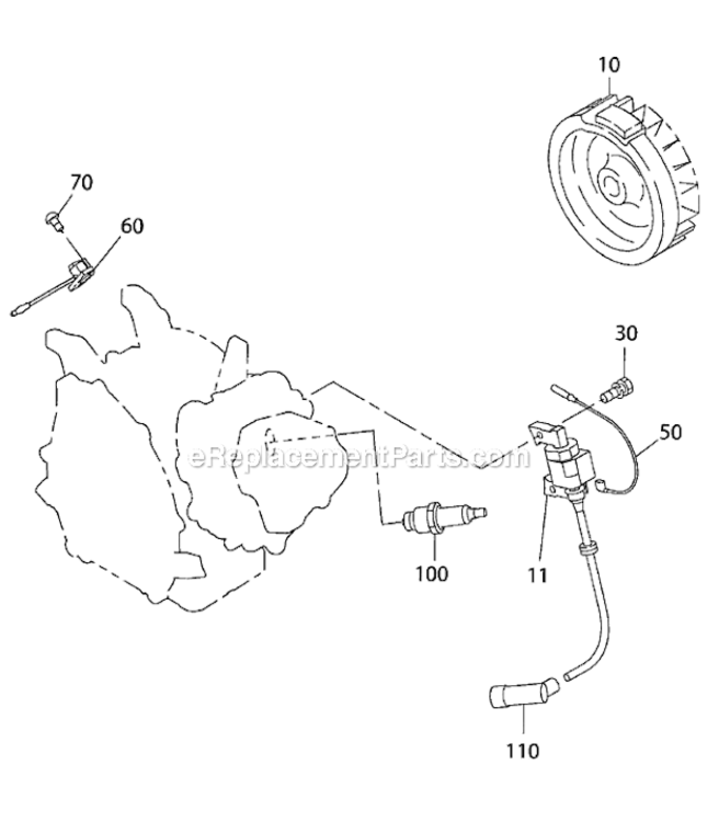 Electric_Group Diagram and Parts List for SP210  Subaru Engine
