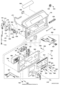 2400 Control Diagram and Parts List for RAS43023600  Subaru Generator