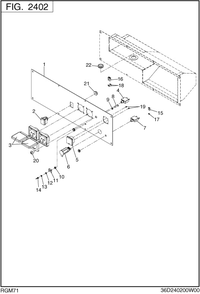Part Location Diagram of 36A-47102-08 Subaru Dc Concent