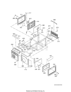 Part Location Diagram of 34G-51001-11 Subaru Side Cover, Right