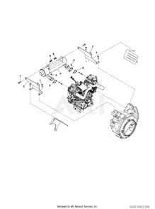 300 Intake And Exhaust Diagram and Parts List for EH900DS0010  Subaru Engine