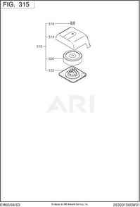 Part Location Diagram of 280-32623-01 Subaru Cleaner base