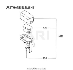 315 Intake And Exhaust Diagram and Parts List for 170DT1141  Subaru Engine