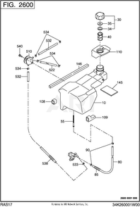 Part Location Diagram of 33K-62270-13 Subaru Rubber pipe