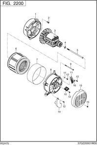 Part Location Diagram of 37GF60H7131A1 Subaru Front Bracket