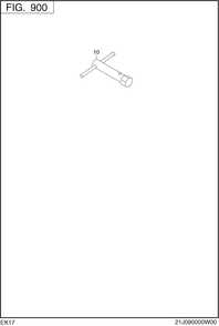 Accessories Label Group Diagram and Parts List for EK170BS0010 EK170 Subaru Engine