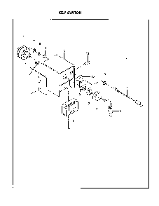 Key switch Diagram and Parts List for EH63  Subaru Engine