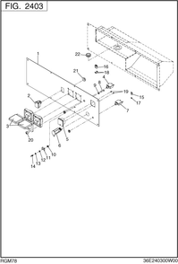 Controlbox Diagram and Parts List for RGM78018010 RGX7800 Subaru Generator