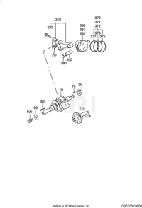 Part Location Diagram of 279-24101-33 Subaru Balancer Shaft