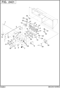Control Box Diagram and Parts List for RGM51053510 RGX5100E Subaru Generator