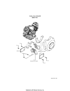 940 Accessories Diagram and Parts List for EH900DS0010  Subaru Engine