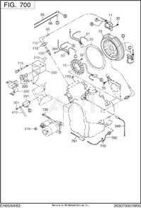 Part Location Diagram of 263-73133-01 Subaru Wire Cp(Ig.Coil)