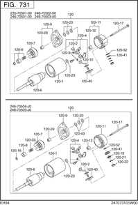 Part Location Diagram of 246-70574-H8 Subaru Limit Ring