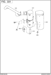 Intake,exhaust Group Diagram and Parts List for EH650DC1160 EH650 Subaru Engine