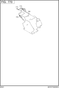Electric Device Diagram and Parts List for EH410D62222 EH410 Subaru Engine