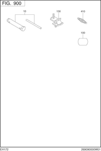 Accessories Diagram and Parts List for EH172BS0241 EH172 Subaru Engine