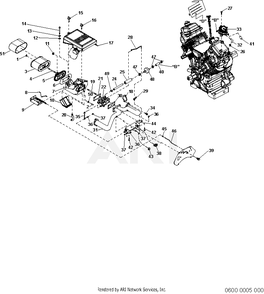 Part Location Diagram of 22J-65017-30 Subaru Fuel Filter