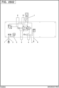 Wire Harness Diagram and Parts List for RGM30016000 RGX3000 Subaru Generator