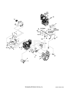 Part Location Diagram of 22J-42542-00 Subaru Bracket (Gov. Adj. Support)
