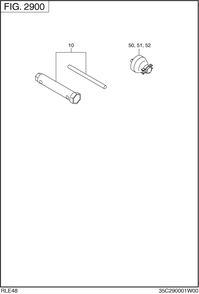 Accessories Diagram and Parts List for RLE48036011 RGX4800 Subaru Generator