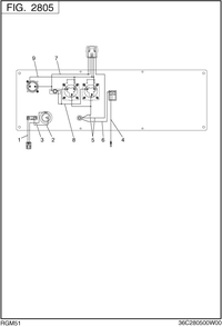 Wire Harness Diagram and Parts List for RGM51018010 RGX5100 Subaru Generator