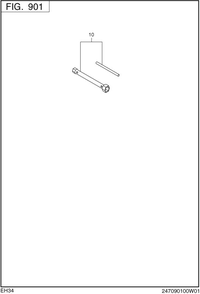Accessories,label Diagram and Parts List for EH340B13091 EH340 Subaru Engine