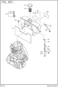 Part Location Diagram of 085-10411-50 Subaru Rubber Pipe