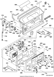 2400 Control Diagram and Parts List for RAS43023544  Subaru Generator