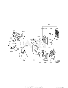 2130 Engine Diagram and Parts List for RAS28018010  Subaru Generator