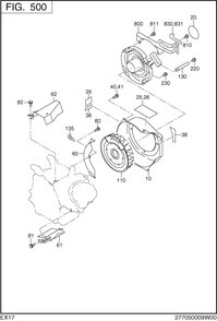Part Location Diagram of 073-20058-21 Subaru Label(Trade Mark)
