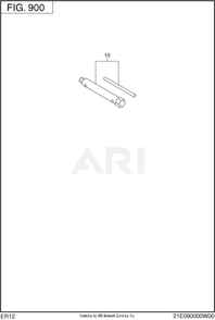 900 Accessory Diagram and Parts List for ER120D45001  Subaru Engine