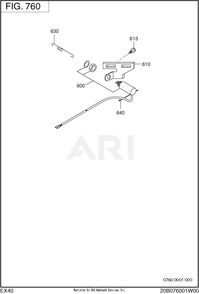 Part Location Diagram of 20B-75301-10 Subaru Solenoid Ay
