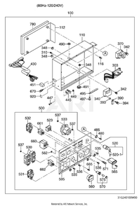 Part Location Diagram of 320-75118-08 Subaru Neon Lamp