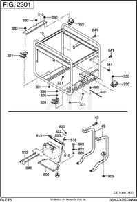 Part Location Diagram of 35C-72014-03 Subaru Flange bolt rgx 6500-7500