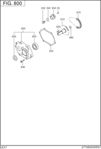 Reduction,clutch Group Diagram and Parts List for EX170DRT010 EX170 Subaru Engine