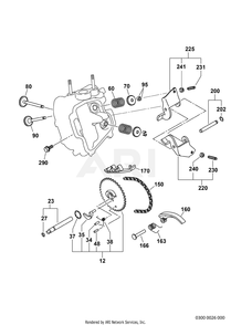 300 Intake And Exhaust Diagram and Parts List for EX400D51040  Subaru Engine