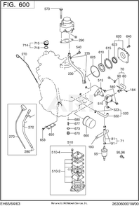 Part Location Diagram of 263-63904-H3 Subaru Inner Rotor