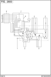 Wire Harness Diagram and Parts List for RGM1D018000 RGV14000 Subaru Generator