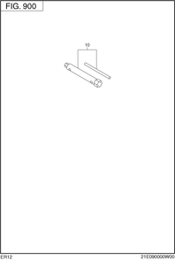 Accessories Label Group Diagram and Parts List for ER120D41000 ER120 Subaru Engine