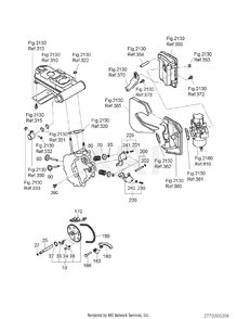 300 Intake And Exhaust Diagram and Parts List for RAS28018010  Subaru Generator
