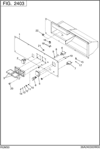 Controlbox Diagram and Parts List for RGM30018010 RGX3000 Subaru Generator