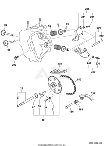 300 Intake And Exhaust Diagram and Parts List for EX270D10230  Subaru Engine