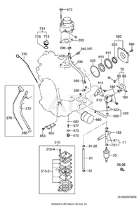 600 Fuel And Lubricant Diagram and Parts List for EH650DC2471  Subaru Engine