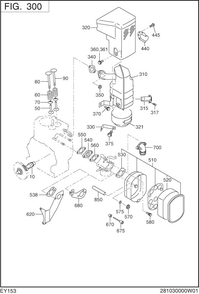 Part Location Diagram of 282-36025-H3 Subaru Cleaner Element