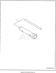 2900 Accessory Diagram and Parts List for RLE75053511  Subaru Generator
