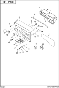Control Box Diagram and Parts List for RGN30018000 RGN3000 Subaru Generator